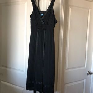 Marc Jacobs Black Pinstripe Dress with slip size 6